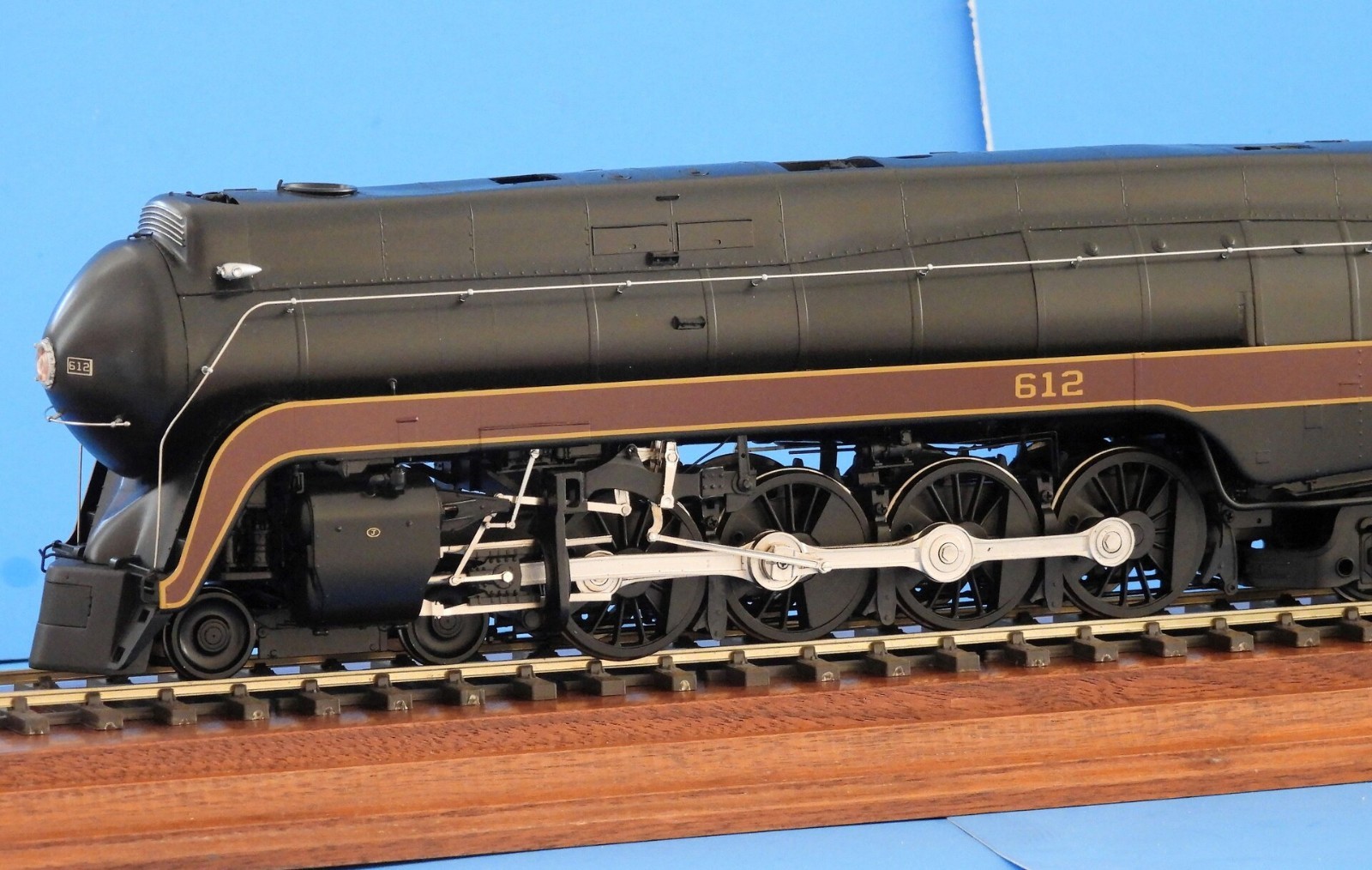 O Brass N&W J-Class 4-8-4 Steam Locomotive #612 Overland Models 0927.1
