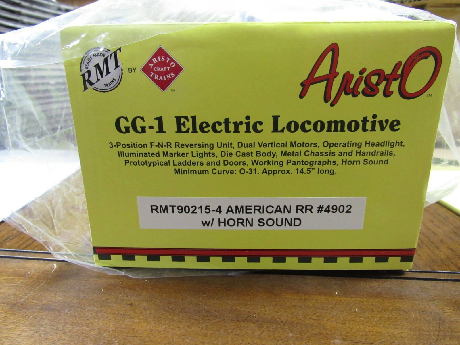 RMT ARISTO GG-1 ELECTRIC LOCOMOTIVE AMERICAN RR 4902 W / HORN SOUND RMT90215-4