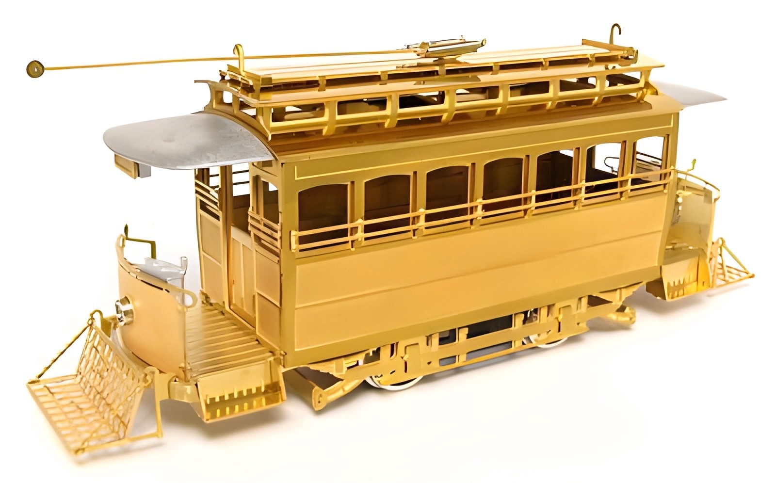 HO Scale Aru-Model Kyoto City Tramway Type-1 Narrow Gauge Streetcar Brass Kit H0