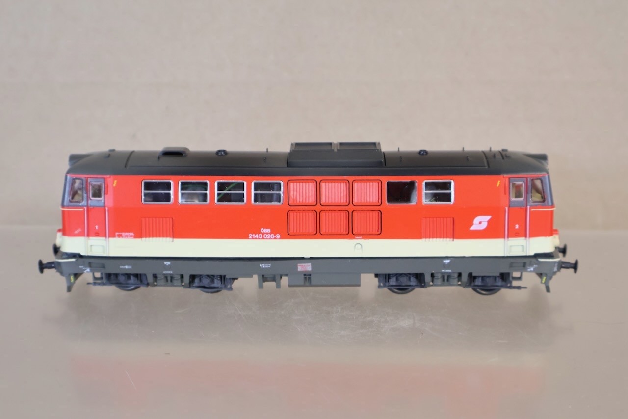 KLEIN MODELLBAHN 0514 OBB ÖBB CLASS BR 2143 026-9 DIESEL LOCOMOTIVE om