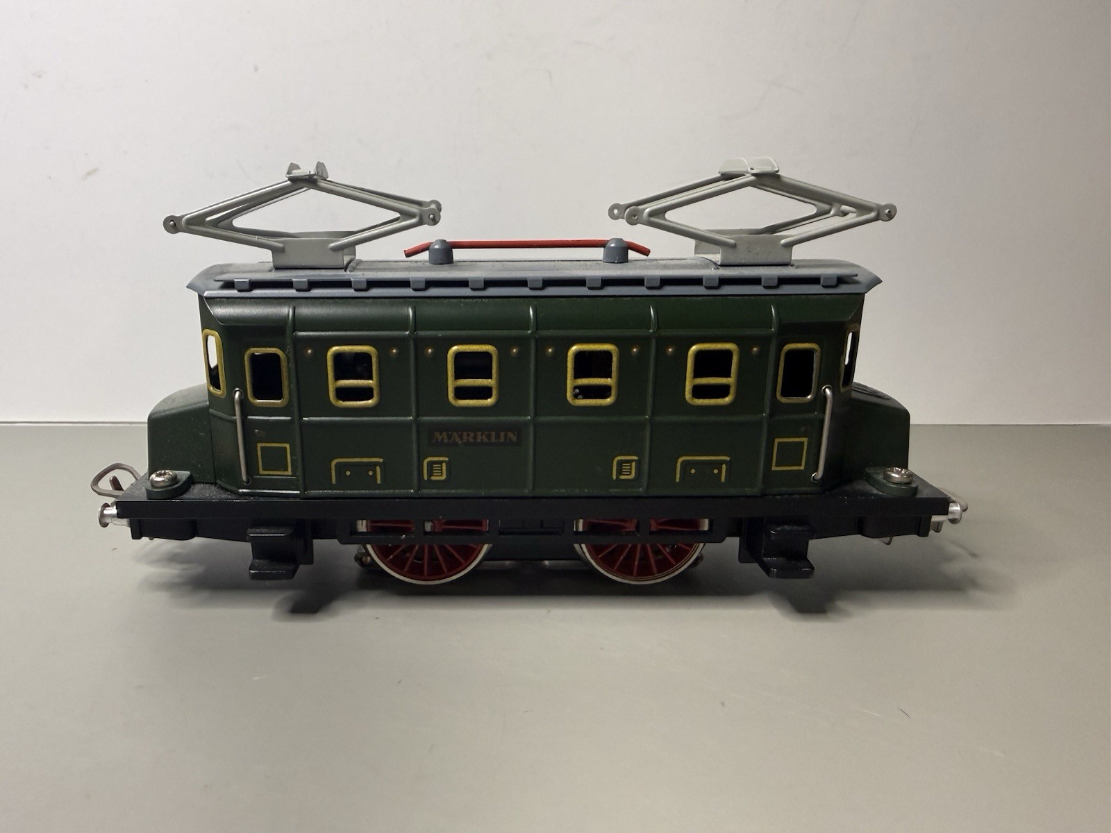 Märklin 00-50 E Electric Locomotive Green Tinplate Train Untested Germany