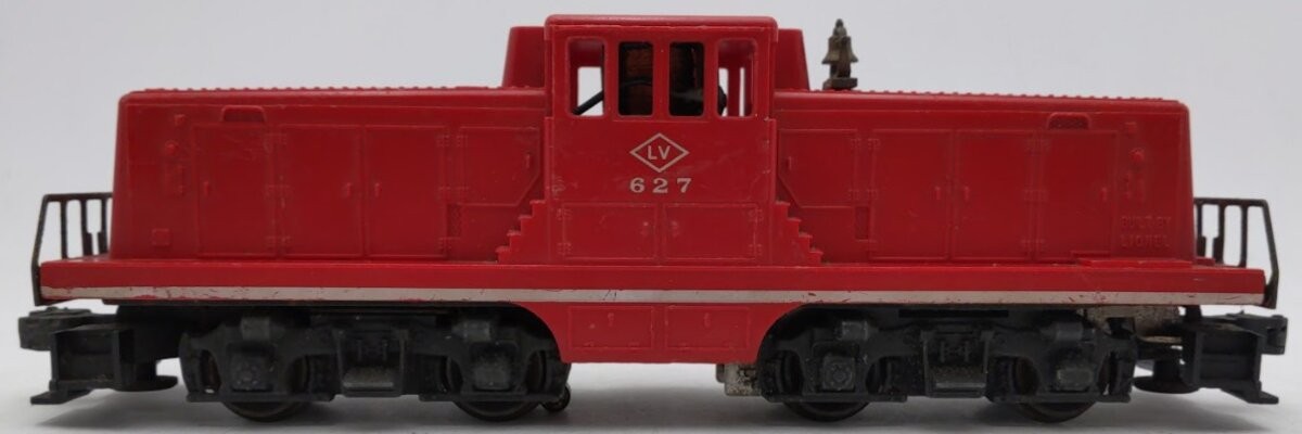 Lionel 627 Vintage O Gauge Lehigh Valley 44 Ton Diesel Locomotive