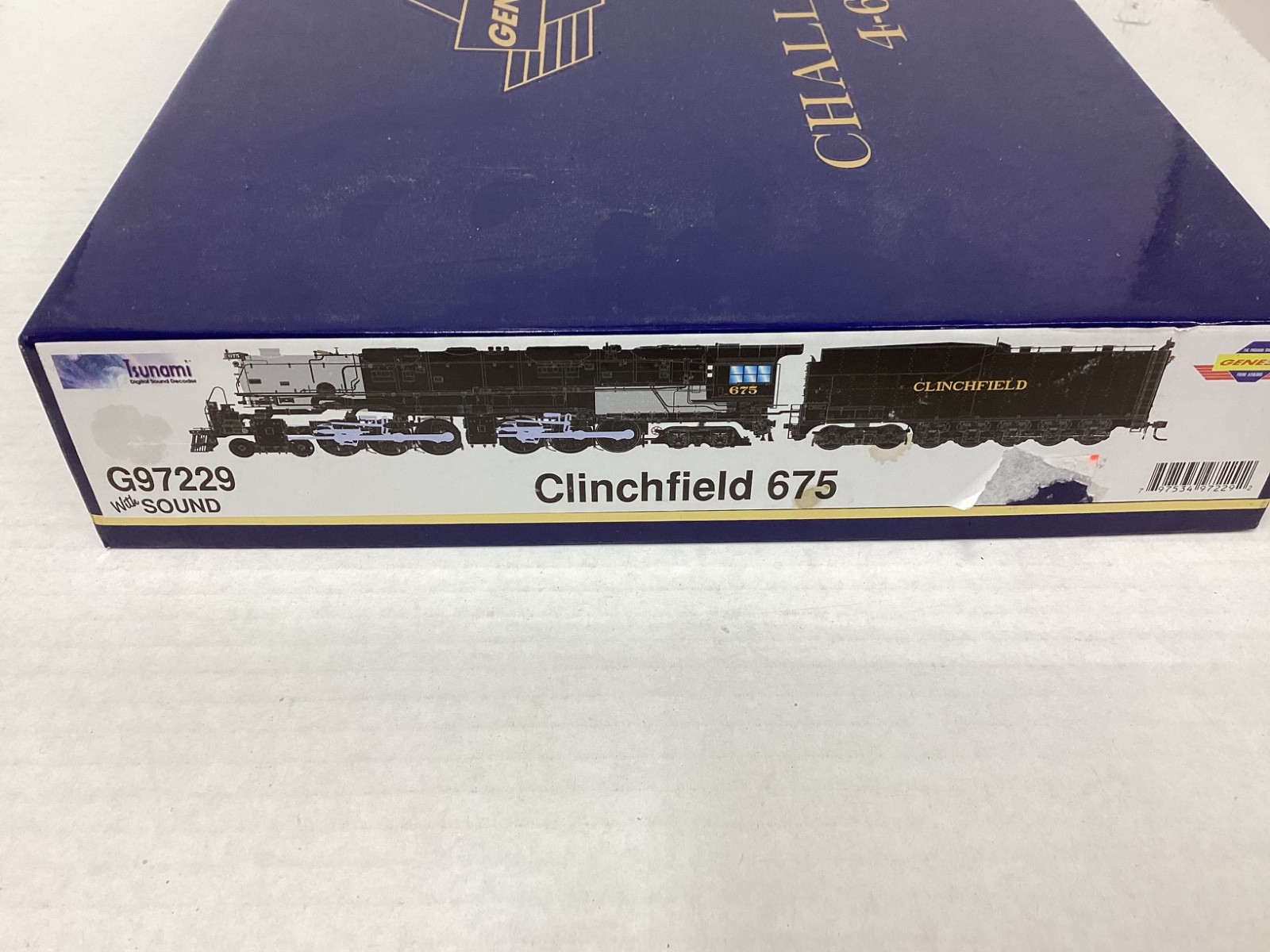Athearn Genesis #97229 HO scale “Clinchfield” 4-6-6-4 with DCC/Sound Rd. #675