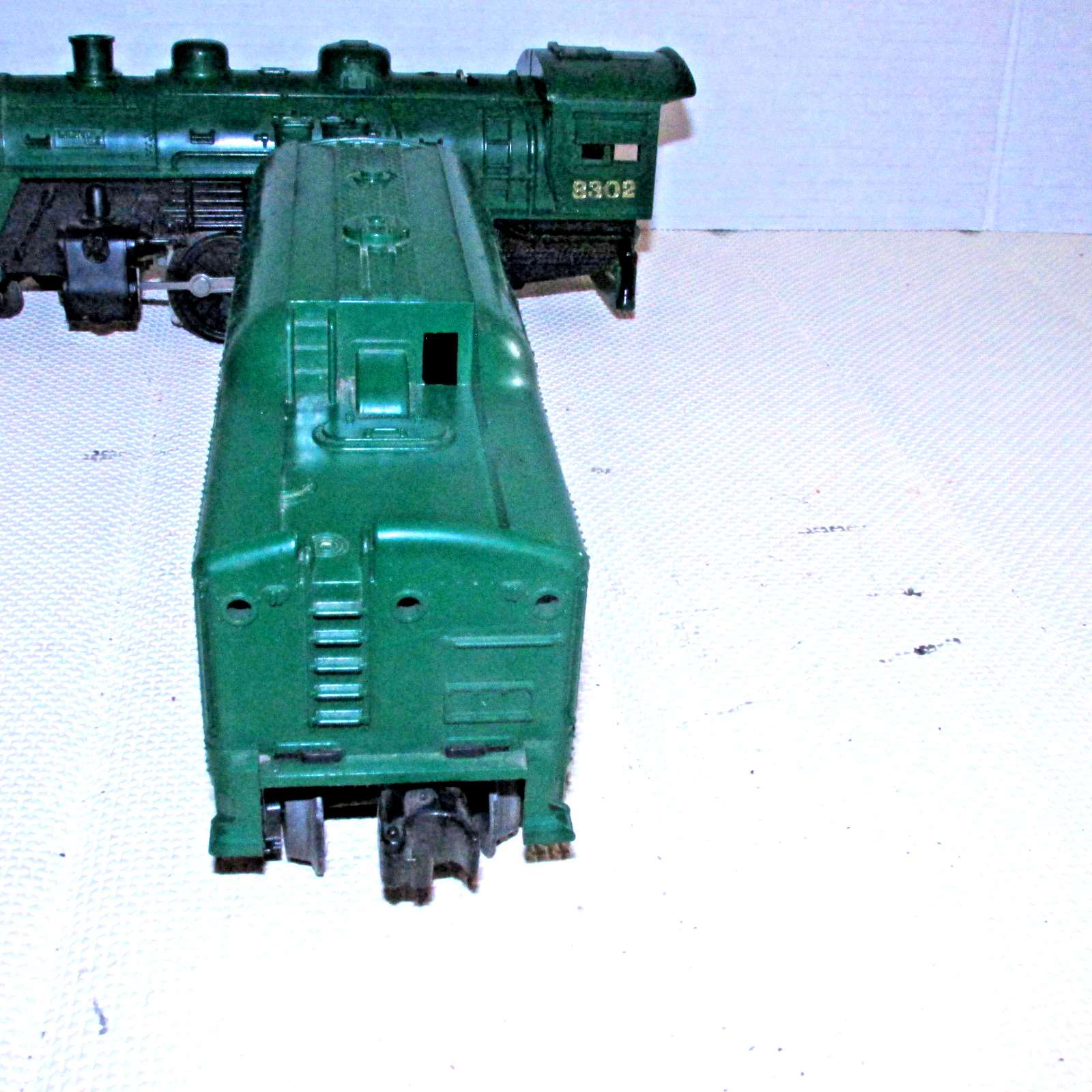 O O27 Lionel 8302 Green 2-4-0 & Southern Coal Rattle Tender Lights USA