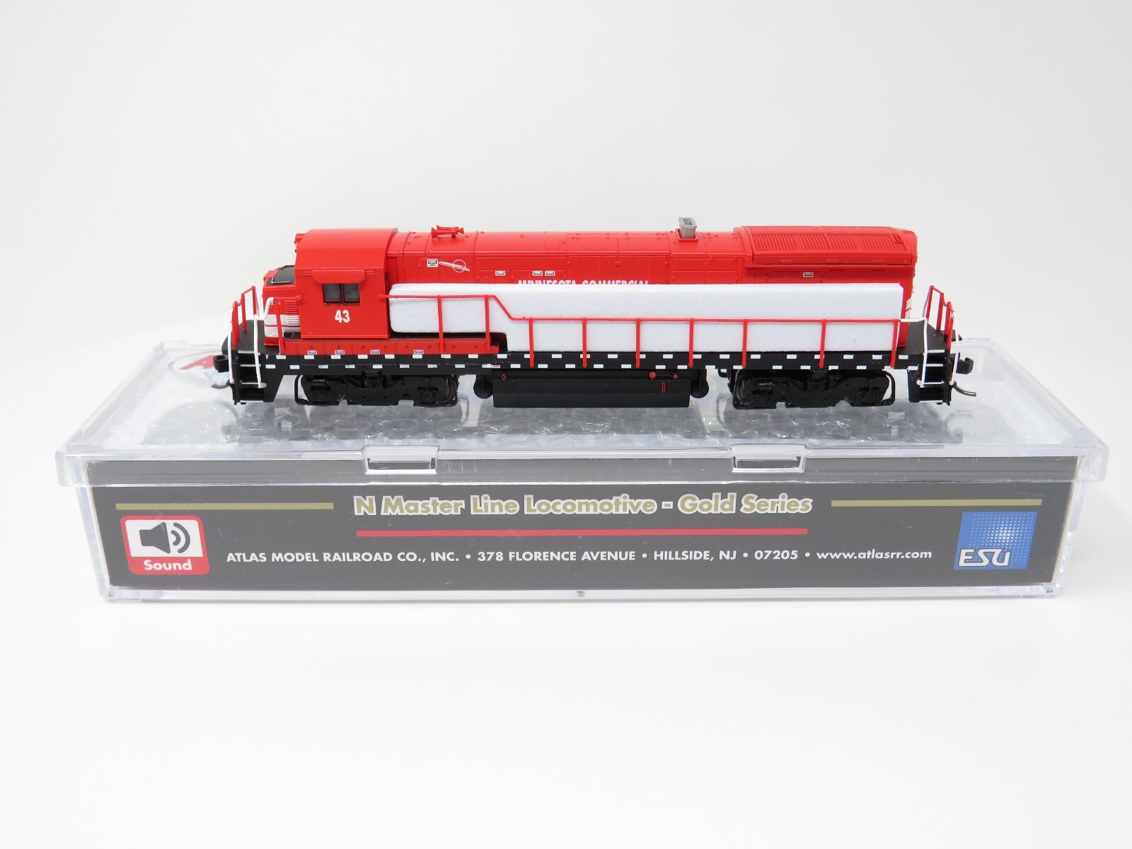 Atlas N 40005456 LokSound DCC Minnesota Commercial GE B23-7 Diesel Locomotive
