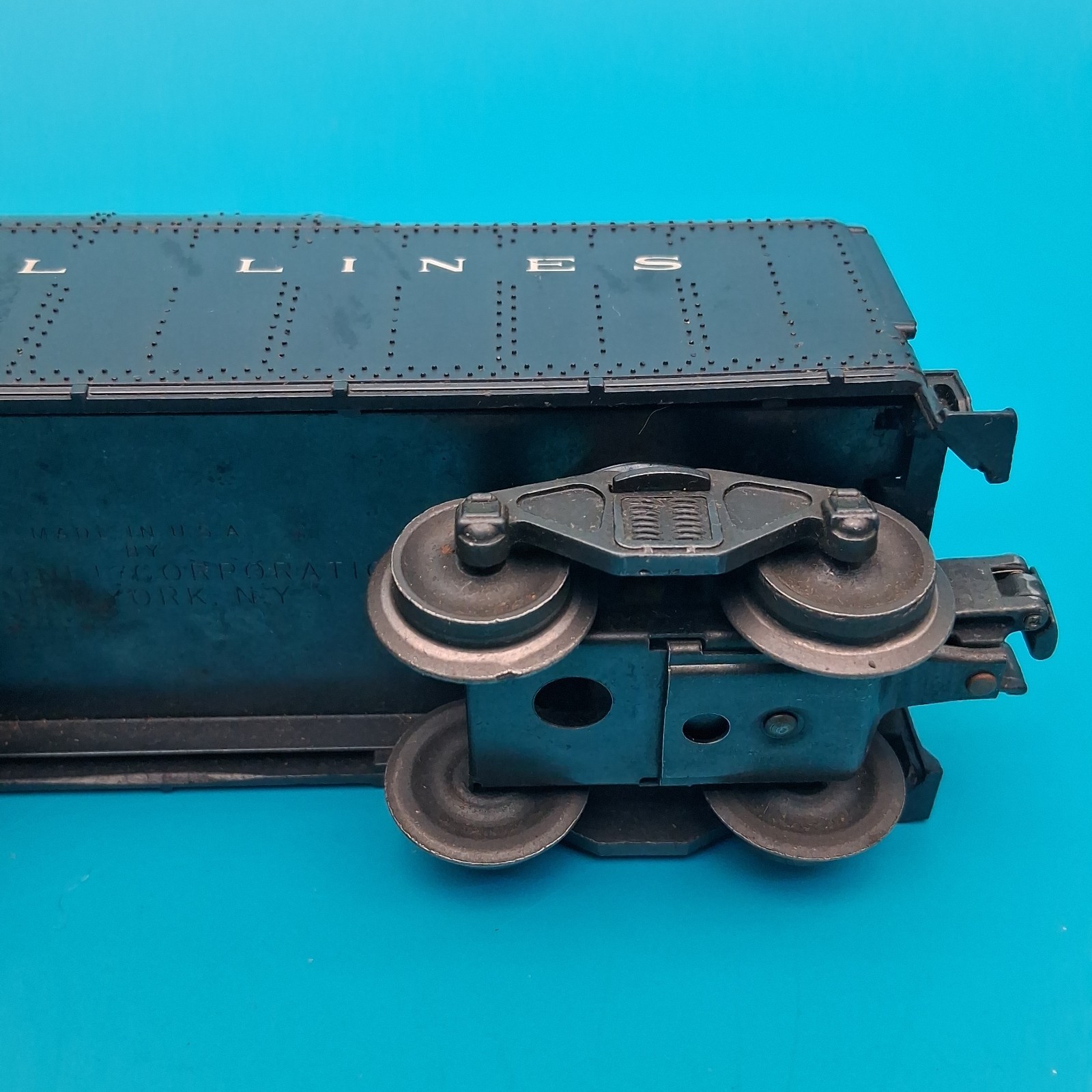 Vintage Lionel Lines O27 Gauge 1950s Scout 1130 2-4-2 & 6066T Tender TESTED RUNS