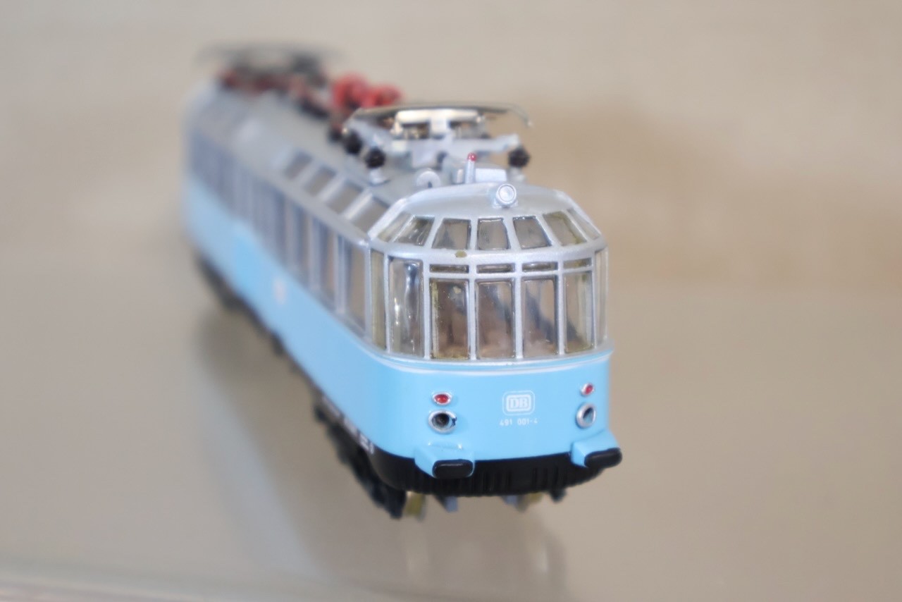 HORAK MODELLBAU DB TRIEBWAGEN BR 491 001-4 GLASERNER ZUG TRAM TROLLY CAR LOCO on
