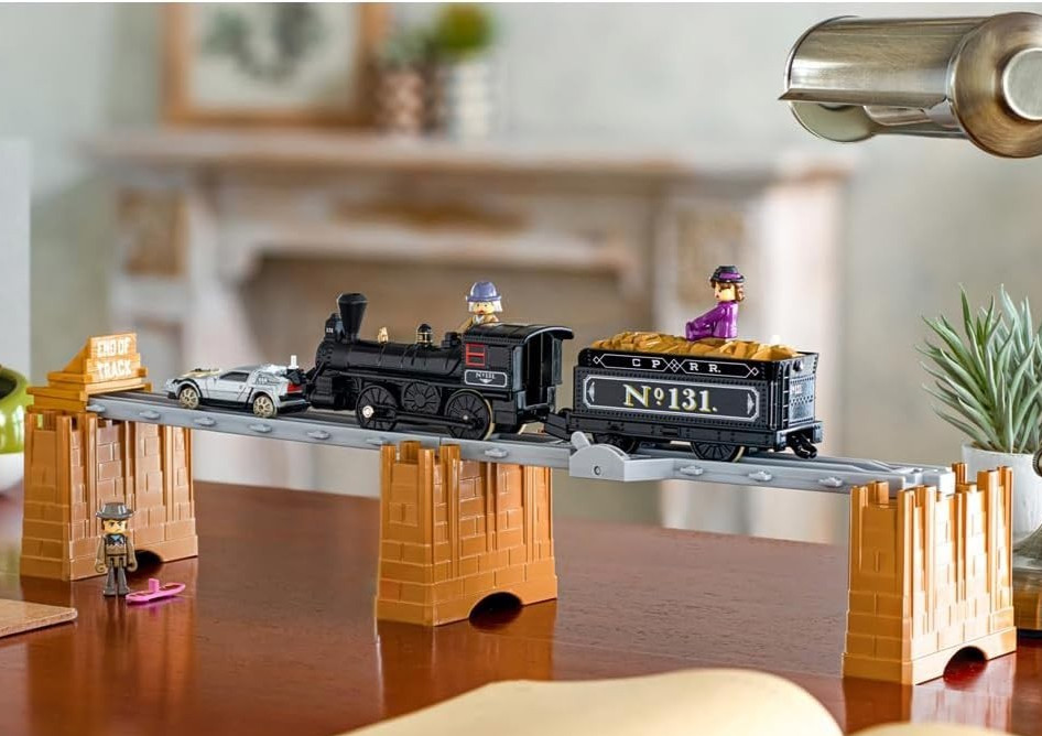 Plarail Back to the Future Part 3 Locomotive Train & Time Machine Set 2025 Japan