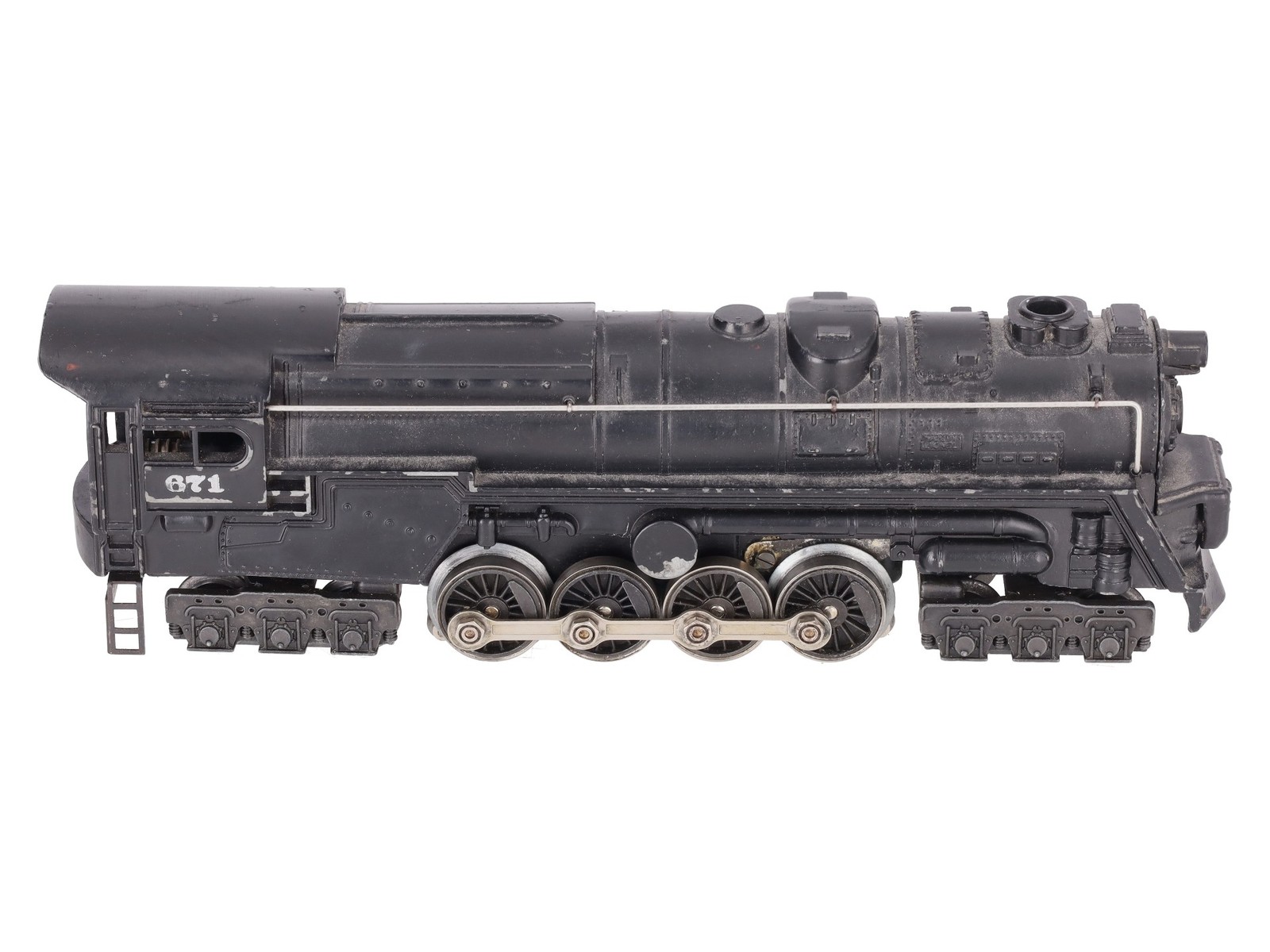 Lionel 671RR Vintage O Steam Loco- 52 Version w/o Magnetraction