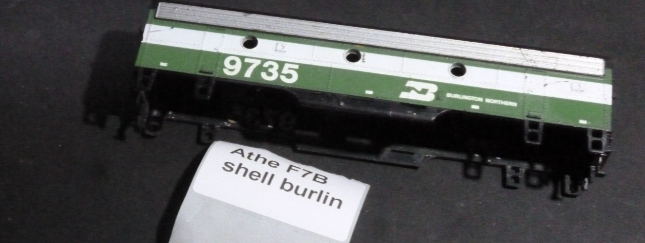 Ho Athearn Diesel locomotive Burlington Northern F7B shell