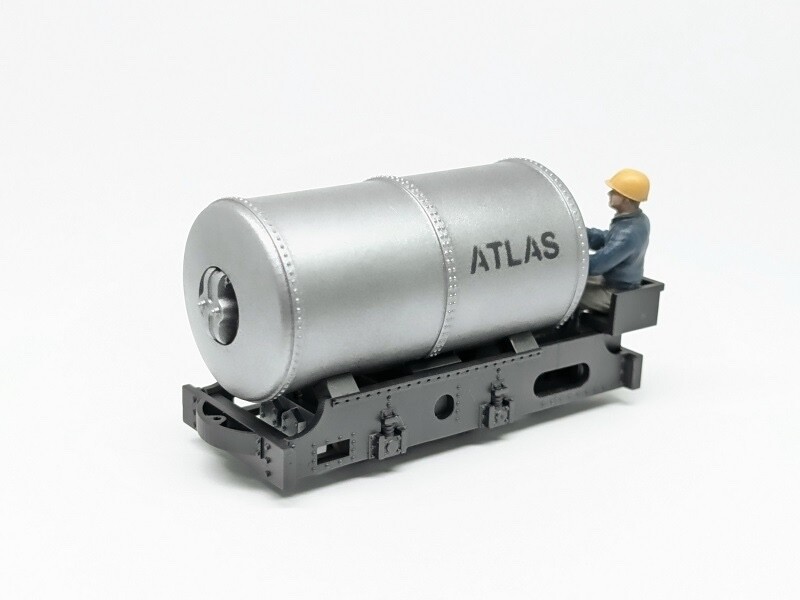 0n18 Scale Atlas Stockholm Air Locomotive Kit Tryckluftslok RLJ20 Langban On18