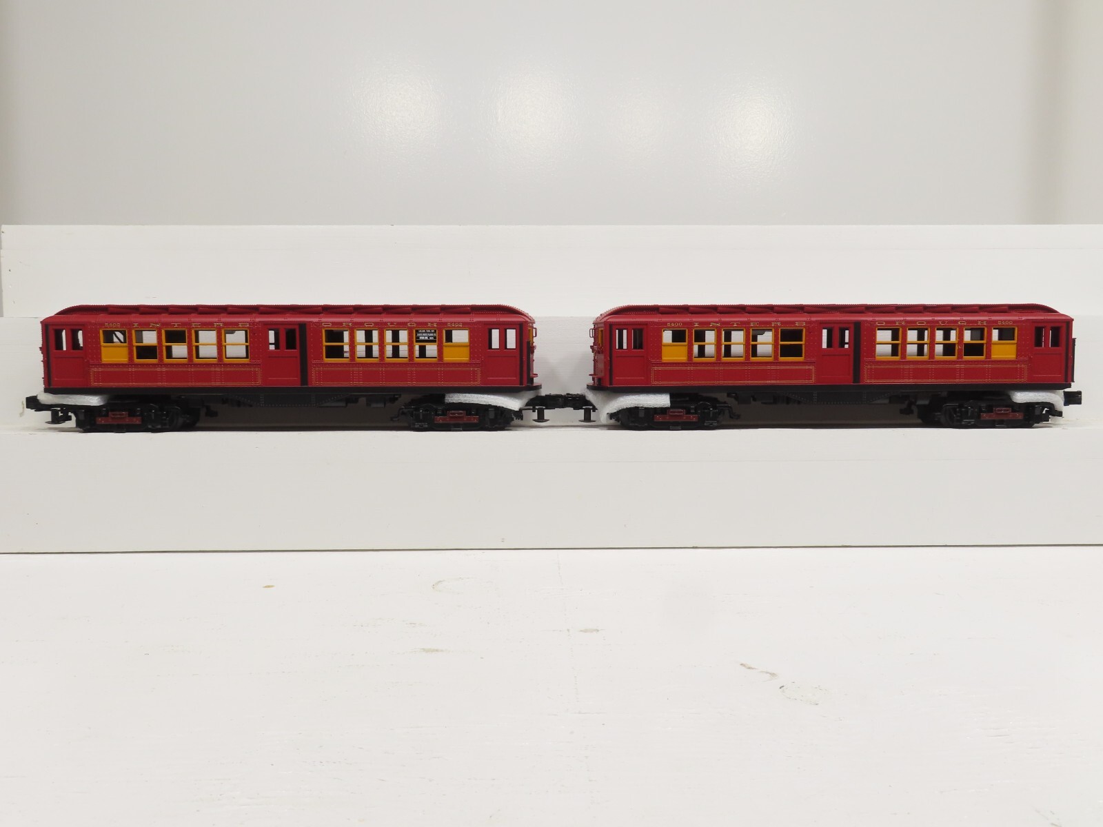 MTH 30-2448-3 Metropolitan (Red) 2 Car LO-V Add On Non Powered NIB