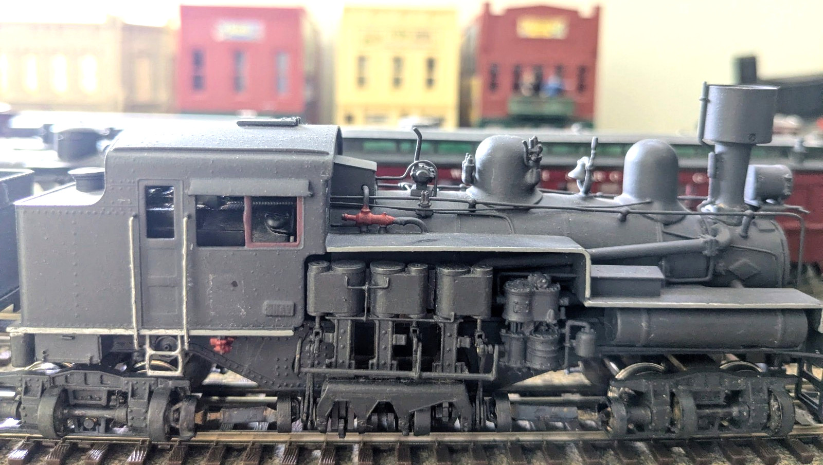RARE! “1975 LAST-RUN” BRASS PACIFIC COAST 3-TRUCK SHAY PFM UNITED HO *RUNS G@@D!