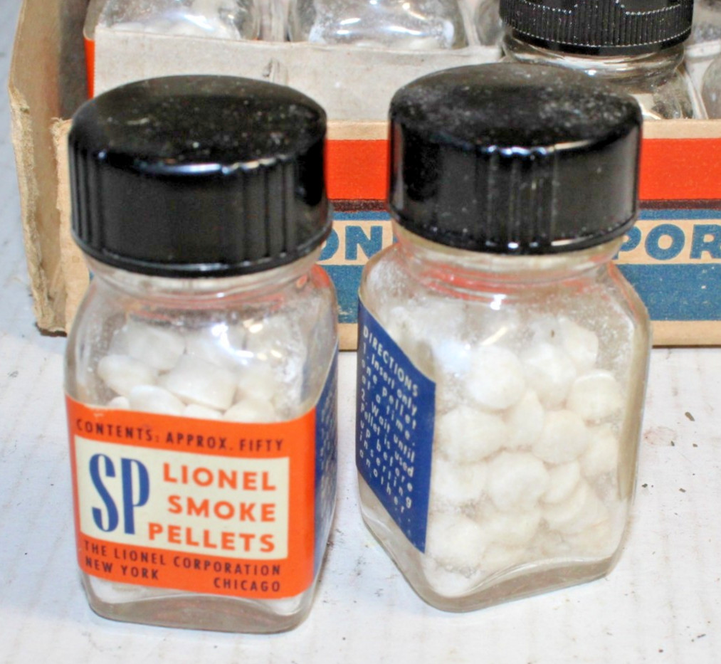 Lionel Postwar SP Smoke Pellets Bottle (1 bottle of pellets)