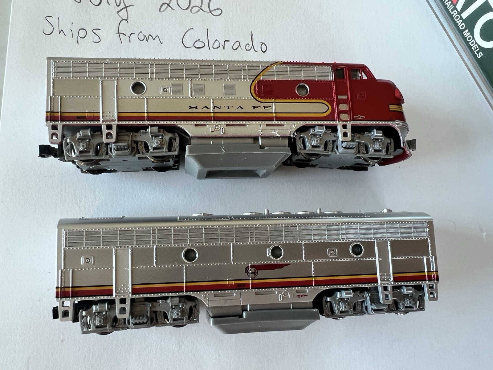 Kato N Scale F7 A-B Unit Set 176-2121 176-2211