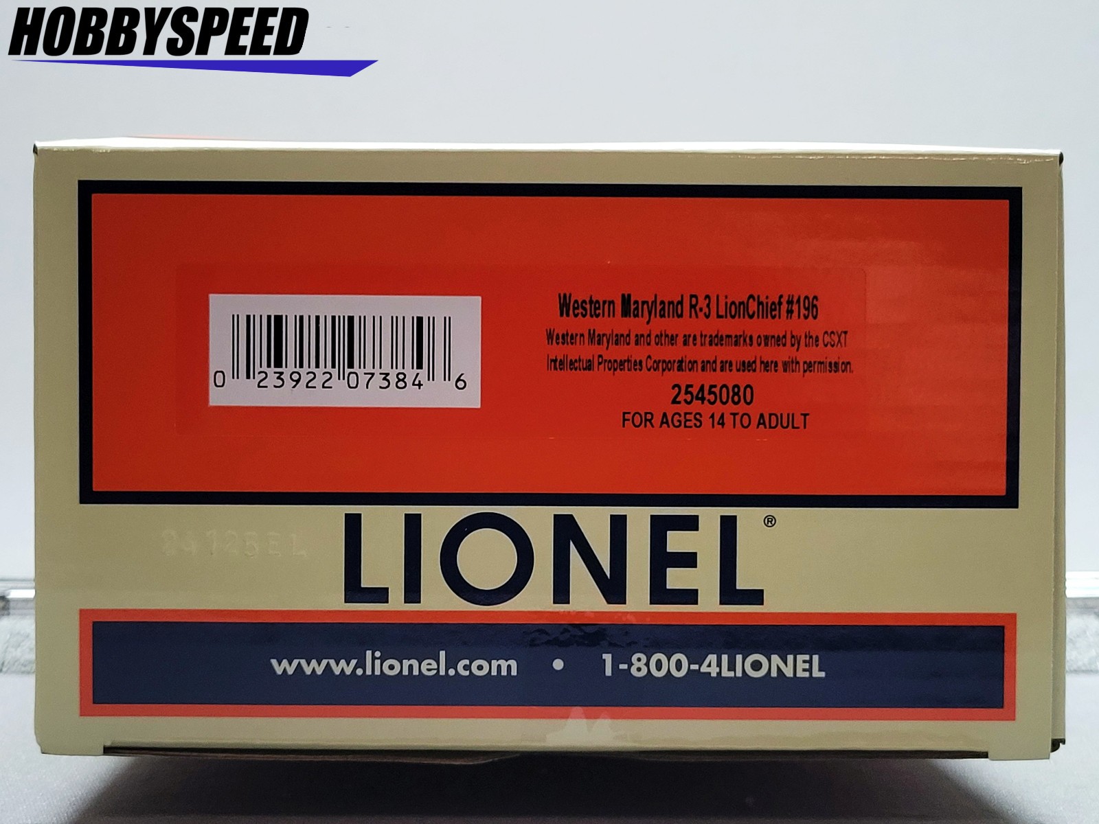 LIONEL WESTERN MARYLAND LIONCHIEF RS-3 #196 DIESEL ENGINE O GAUGE 2545080 NEW