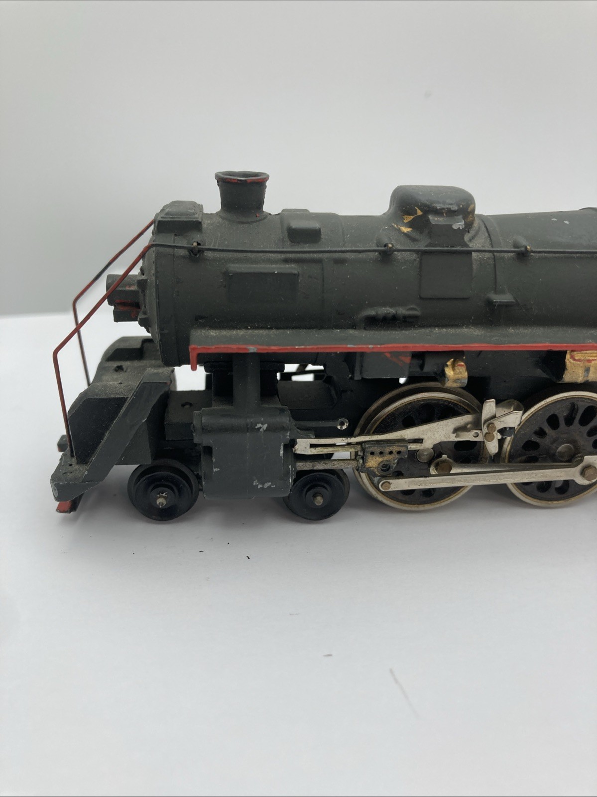 Vintage Unbranded Train HEAVY Metal Locomotive Looks Great Untested 7” Long