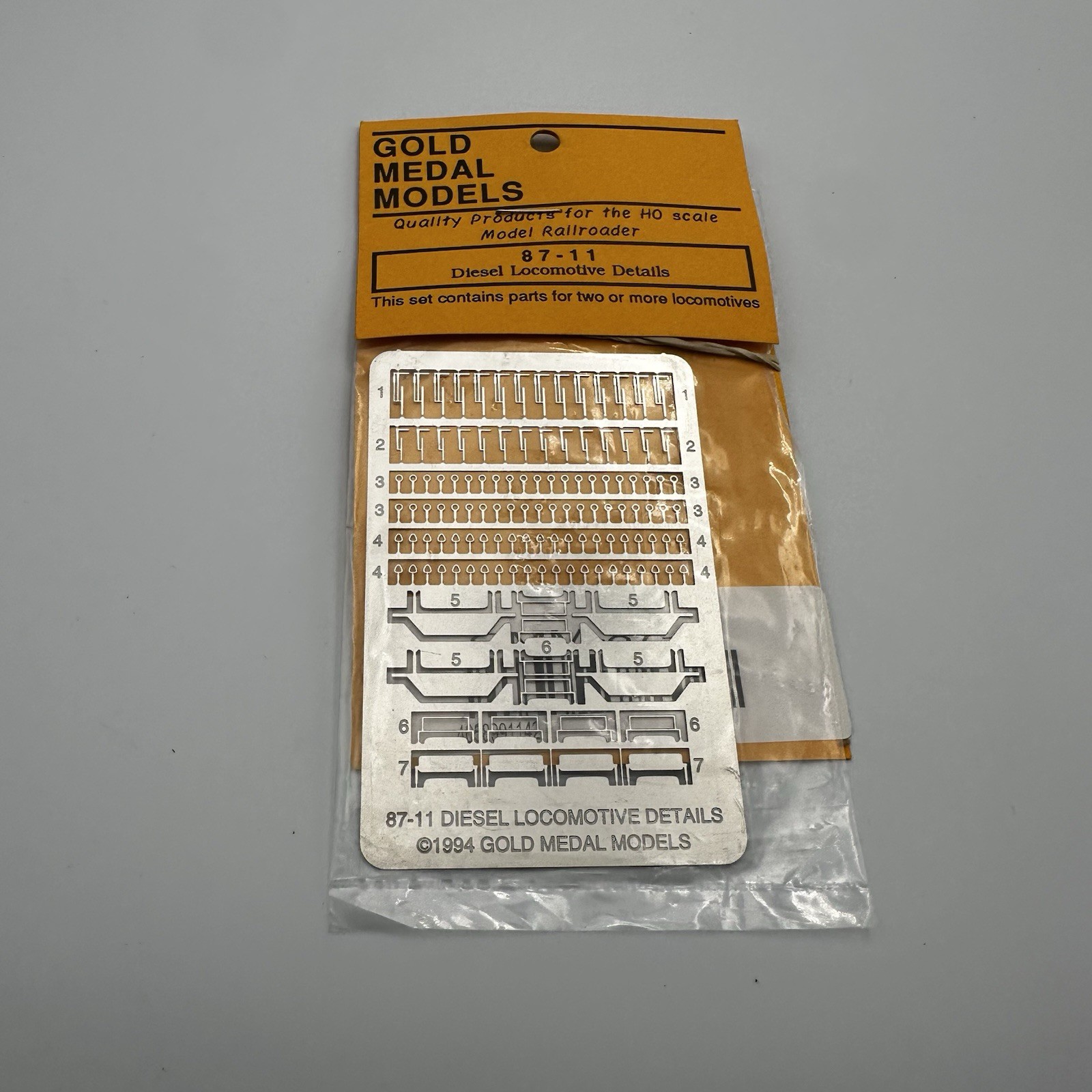 Gold Medal Models 87-11 Diesel Locomotive Details – HO Scale