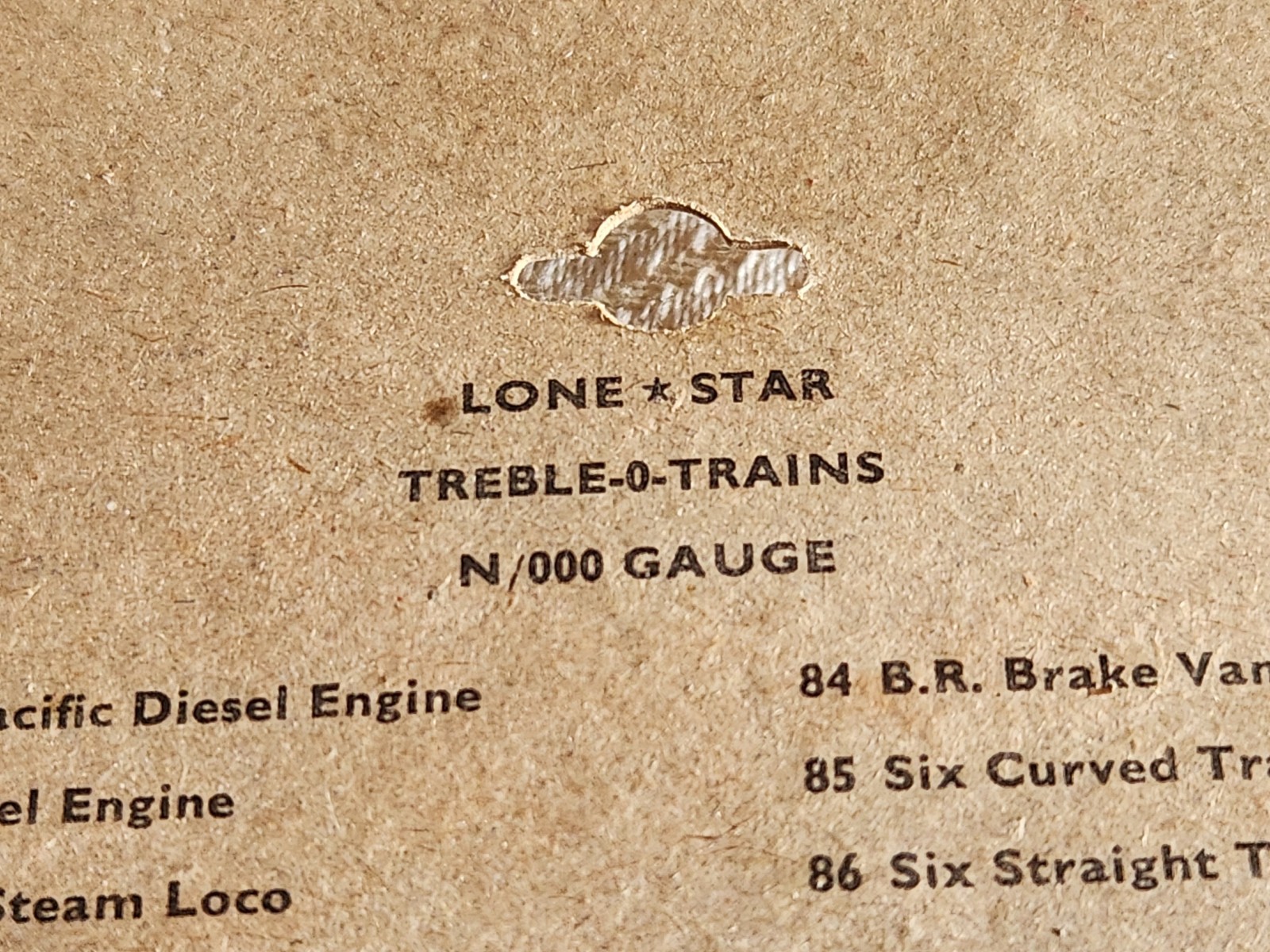 Lone Star Treble-O-Trains 76 Baldwin Steam Locomotive in Original Packaging