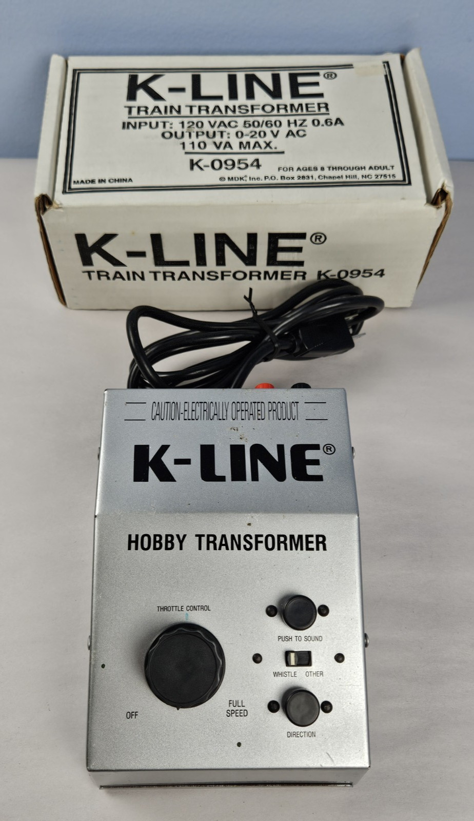 Used K-Line K-1925 O Gauge Reading Crusader Passenger Train Set Boscov’s 1/1000