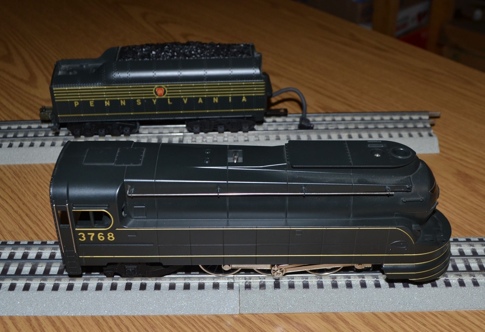 Rail King MTH Pennsylvania #3768 K4s Torpedo 4-6-2 O Locomotive 30-1118-1 VIDEO