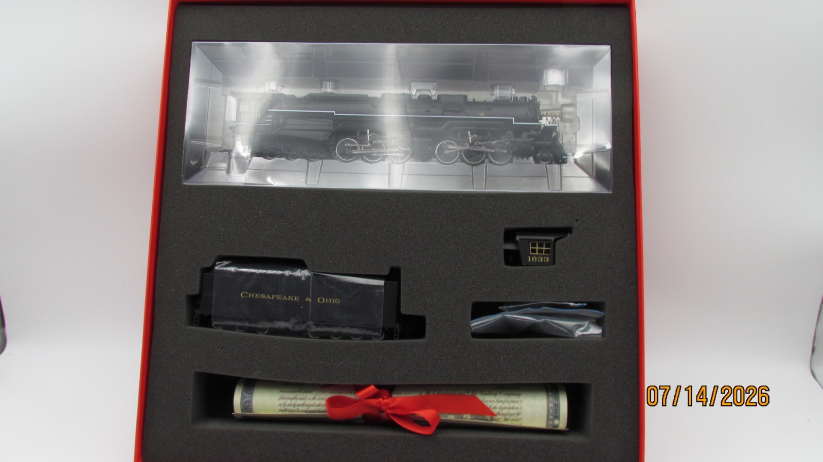 Rivarossi HO #R5454 2-6-6-6 Allegheny Chesapeake & Ohio #1633 NIB