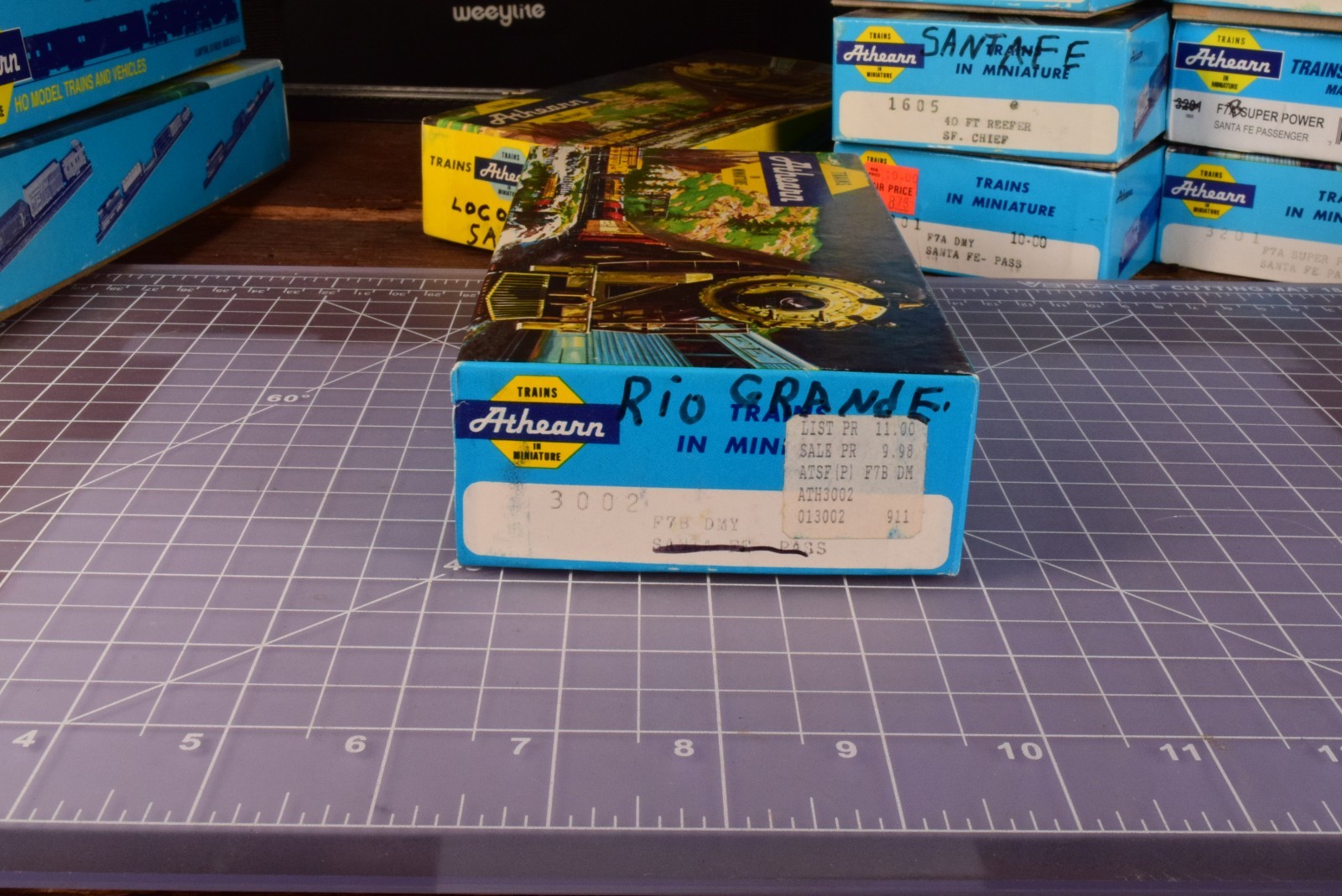 TrkRdy DUMMY 6.5 oz Athearn Rio Grande F7 mag couplers, no cab number