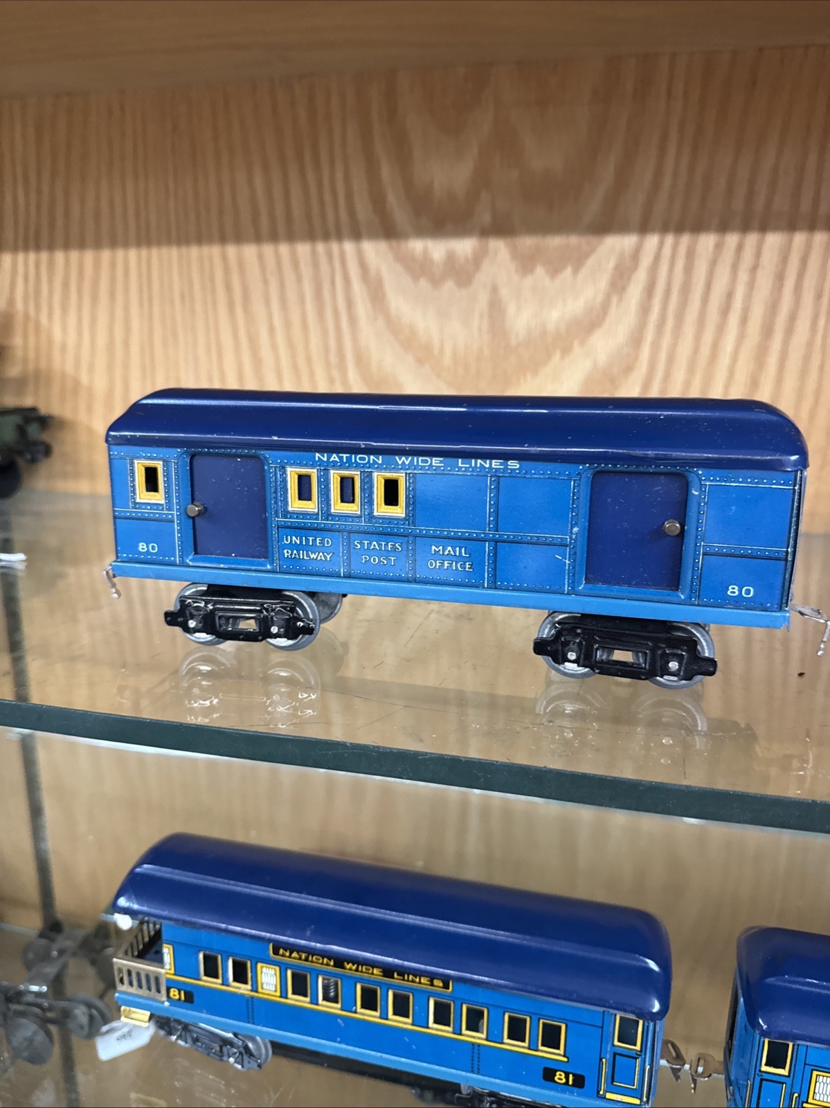 Rare American Flyer 3113 W/ 80,81,82 Nation Wide Lines Set.