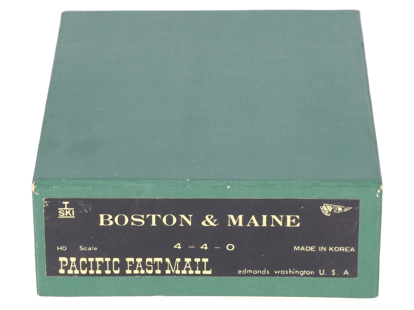 Pacific Fast Mail HO BRASS B&M 4-4-0 A-41F Steam Locomotive & Tender- Unpainted