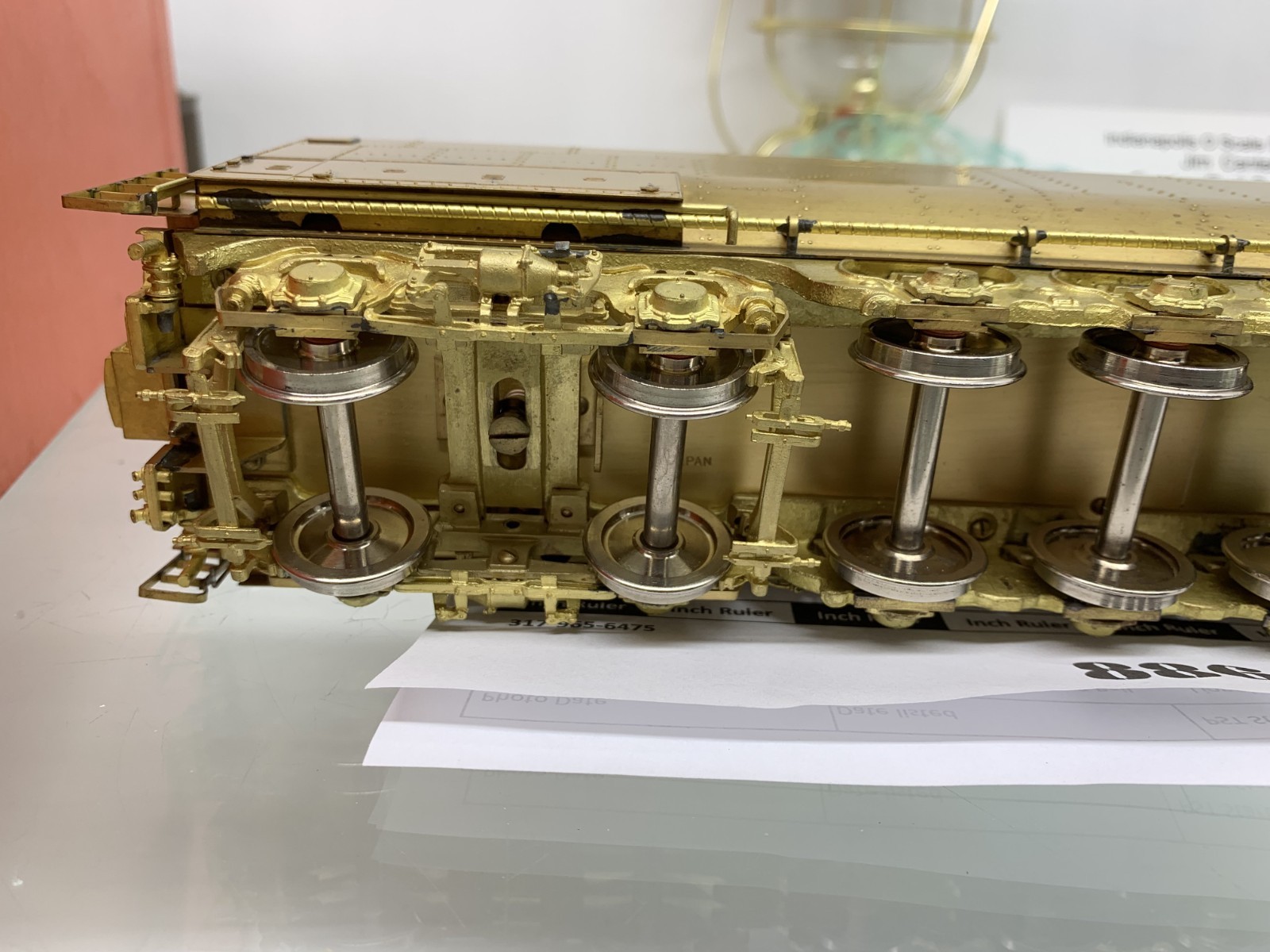 886 KTM Brass Crown Series PSC Tender UP Challenger or UP Big Boy O Scale 2 Rail