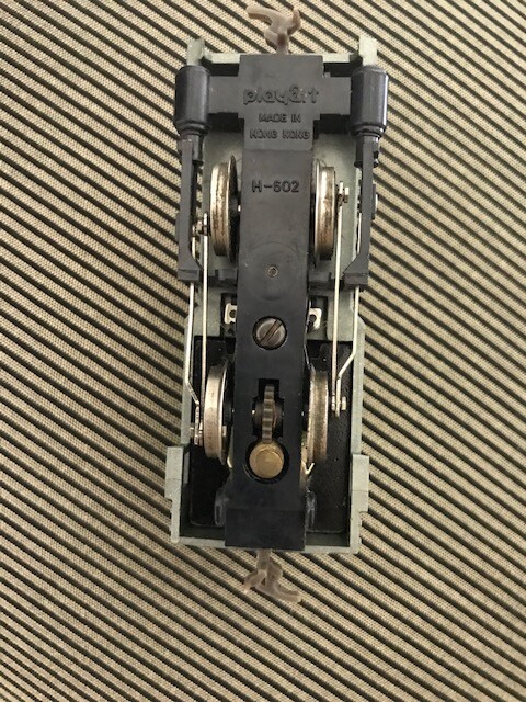 Playart HO Scale 0-4-0 Steam Engine #4 H-602 Green Brown Metal-Silver