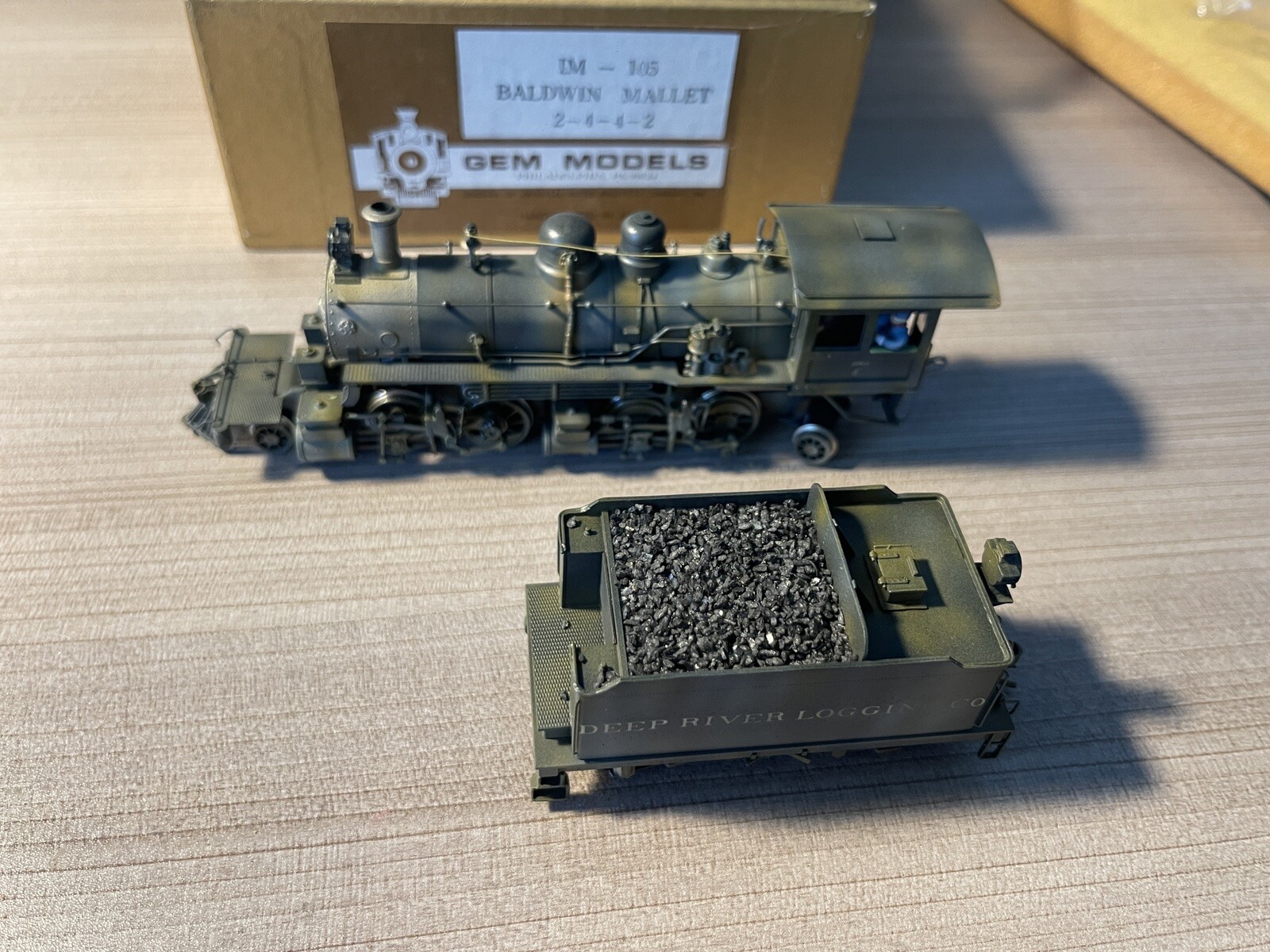 HO GEM IM-105 BALDWIN 2-4-4-2 ARTICULATED MALLET # 7