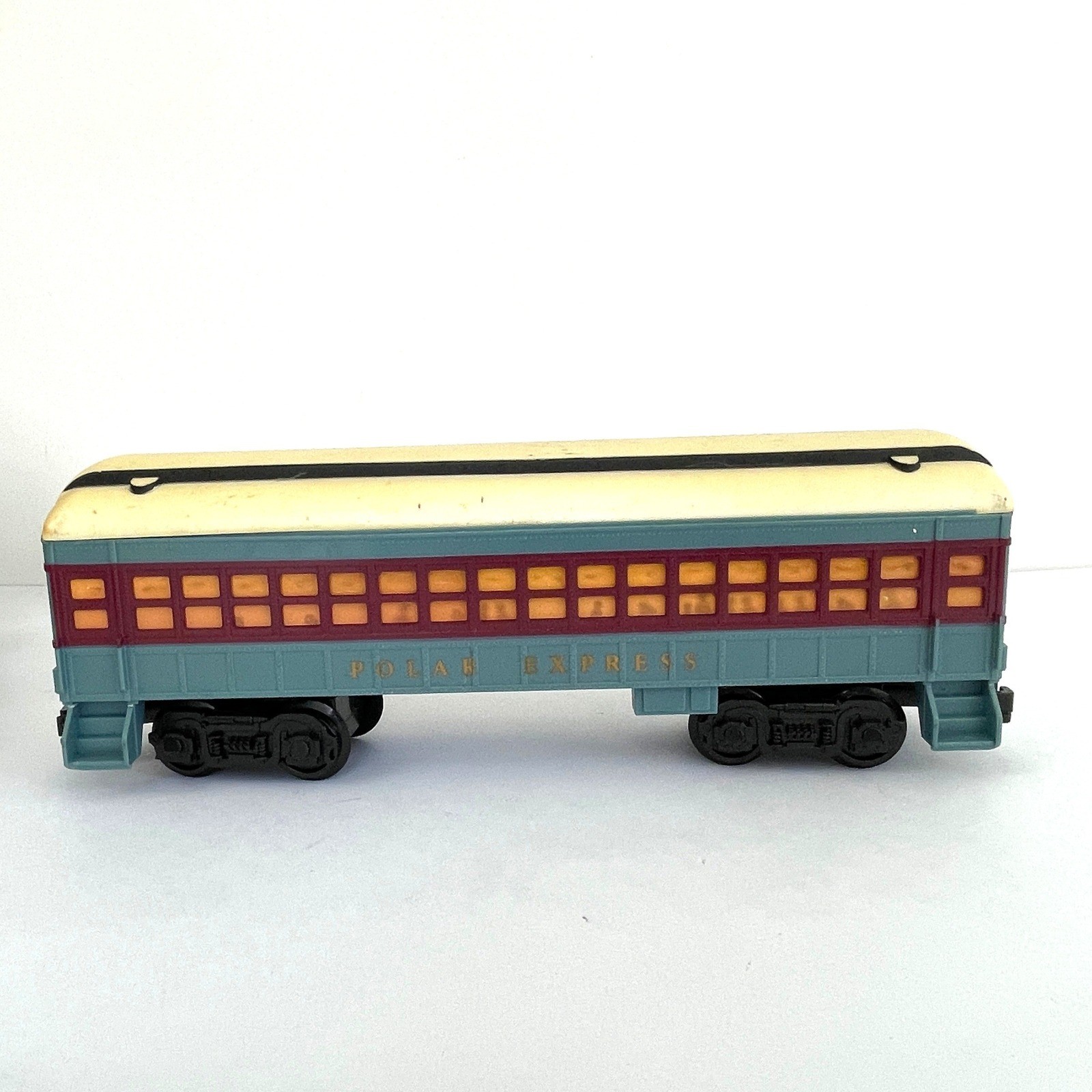 READ Lionel Polar Express G-Gauge Train Set 1225 Steam Locomotive Passenger Car