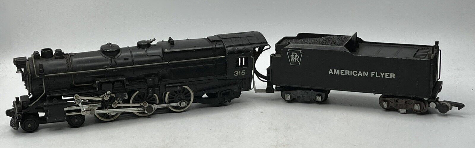 Gilbert American Flyer S Gauge #315 Pacific Locomotive & Tender 1952 Only Runs