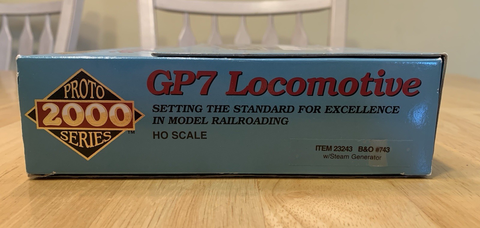 B&O GP7 Deisel Locomotive HO Scale Proto 2000 23243 Baltimore & Ohio Road #743