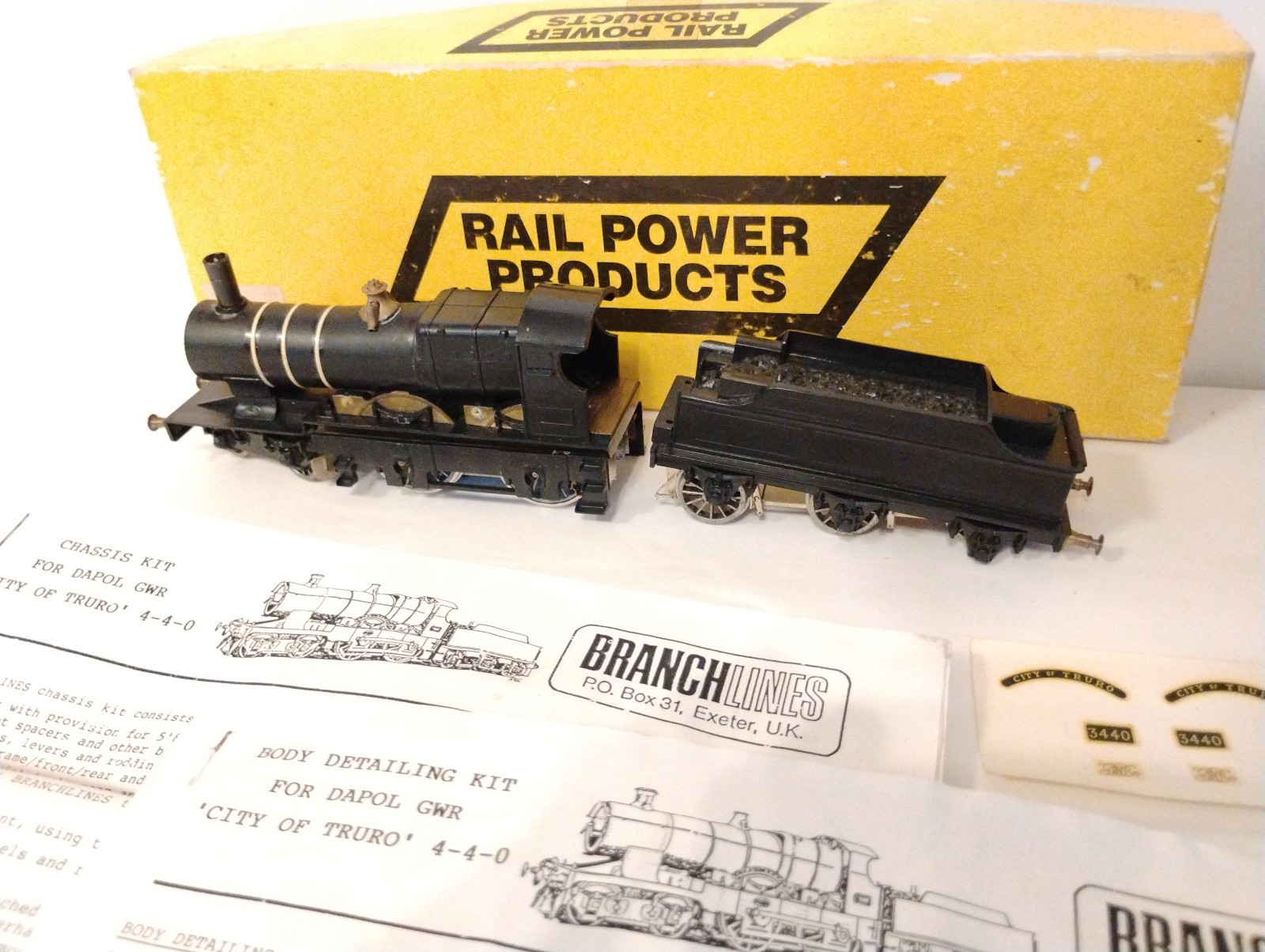 Dapol City of Truro 440, locomotive kit, Branch Lines