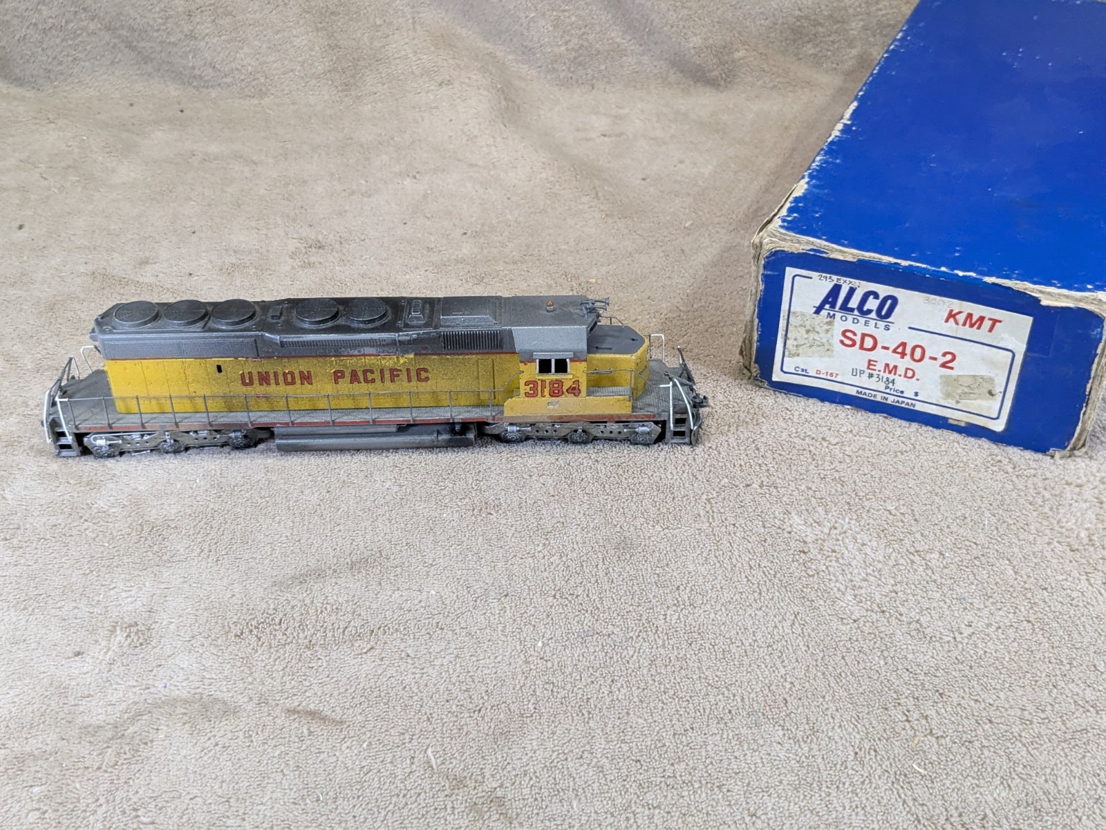 ALCO D-167 EMD SD40-2 Union Pacific KMT 3184 Weathered
