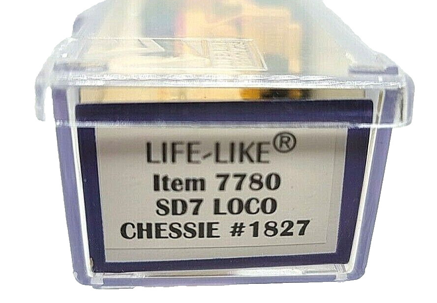N Life-Like 7780 EMD SD-7 B&O Chessie System Loco #1827 (Tested-Rapido cplrs)