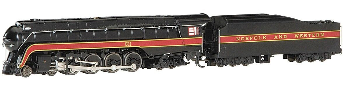 Bachmann N Scale ~ New ~ Norfolk Western N&W Class J 4-8-4 ~ DCC Sound ~ 53253