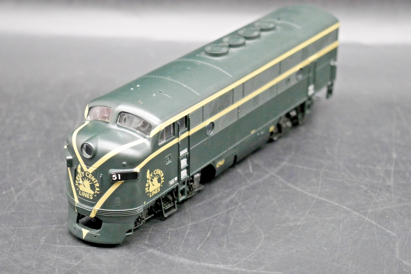 HO Proto 1000 F3 Diesel Locomotive Jersey Central #51 – Parts/Repair *Read Desc