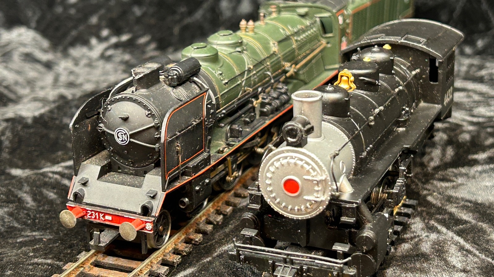 lot 2 Locomotive Motrice Electric Jouef HO LOCO VAPEUR PACIFIC 231K,4432 WORK E2
