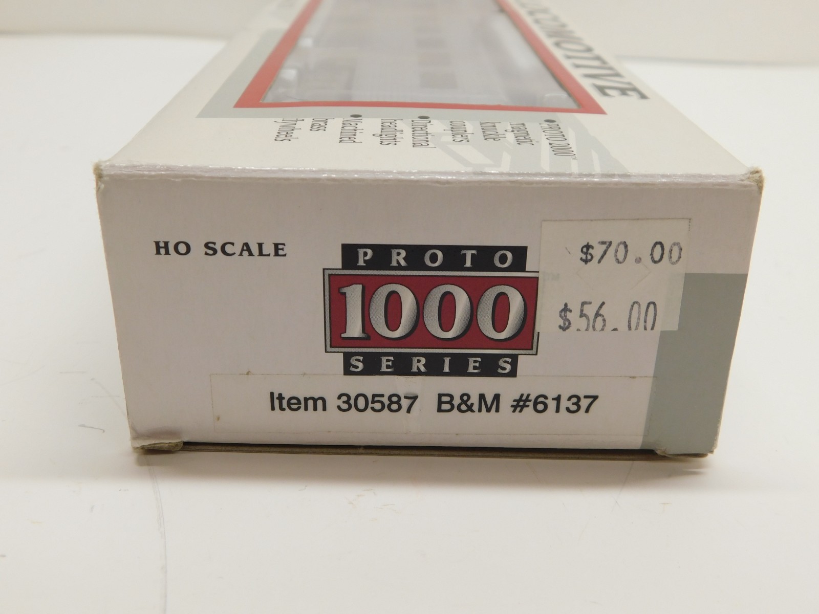 Proto 1000 Series HO Scale BUDD RDC Locomotive 30587 Boston & Maine #6137 #5