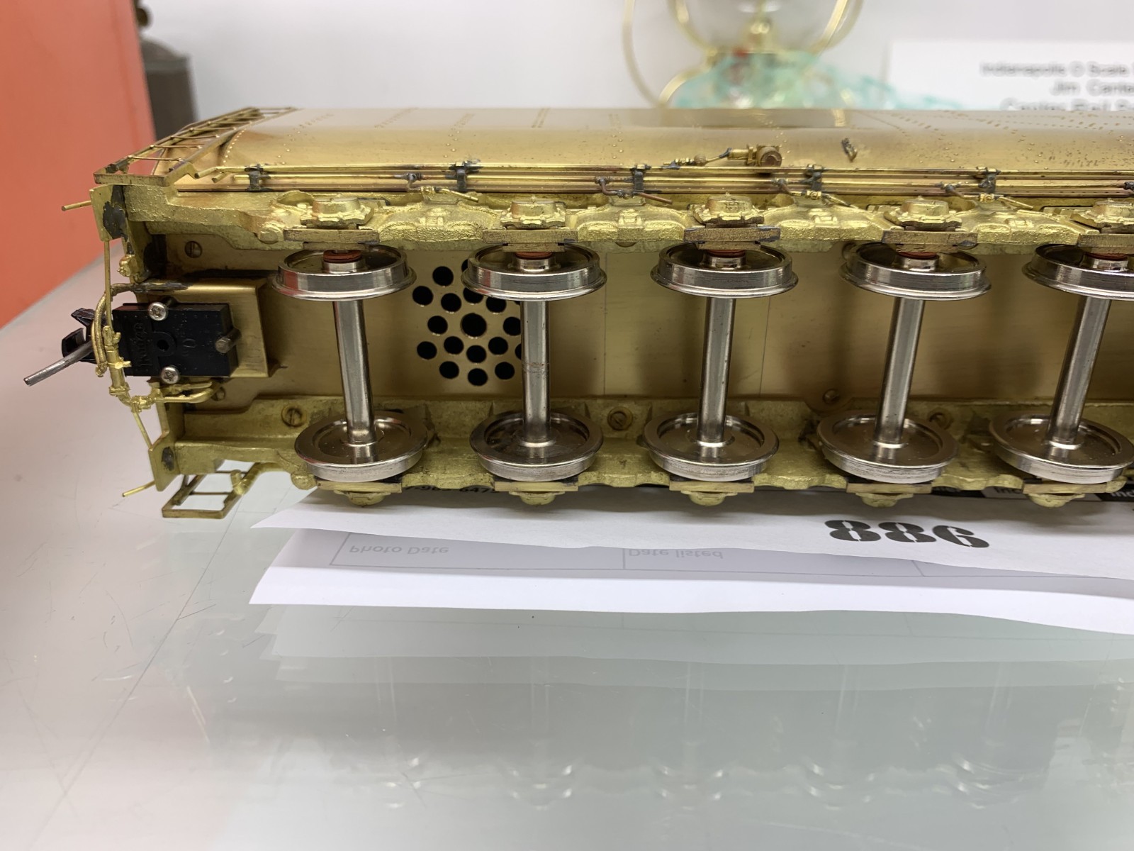 886 KTM Brass Crown Series PSC Tender UP Challenger or UP Big Boy O Scale 2 Rail