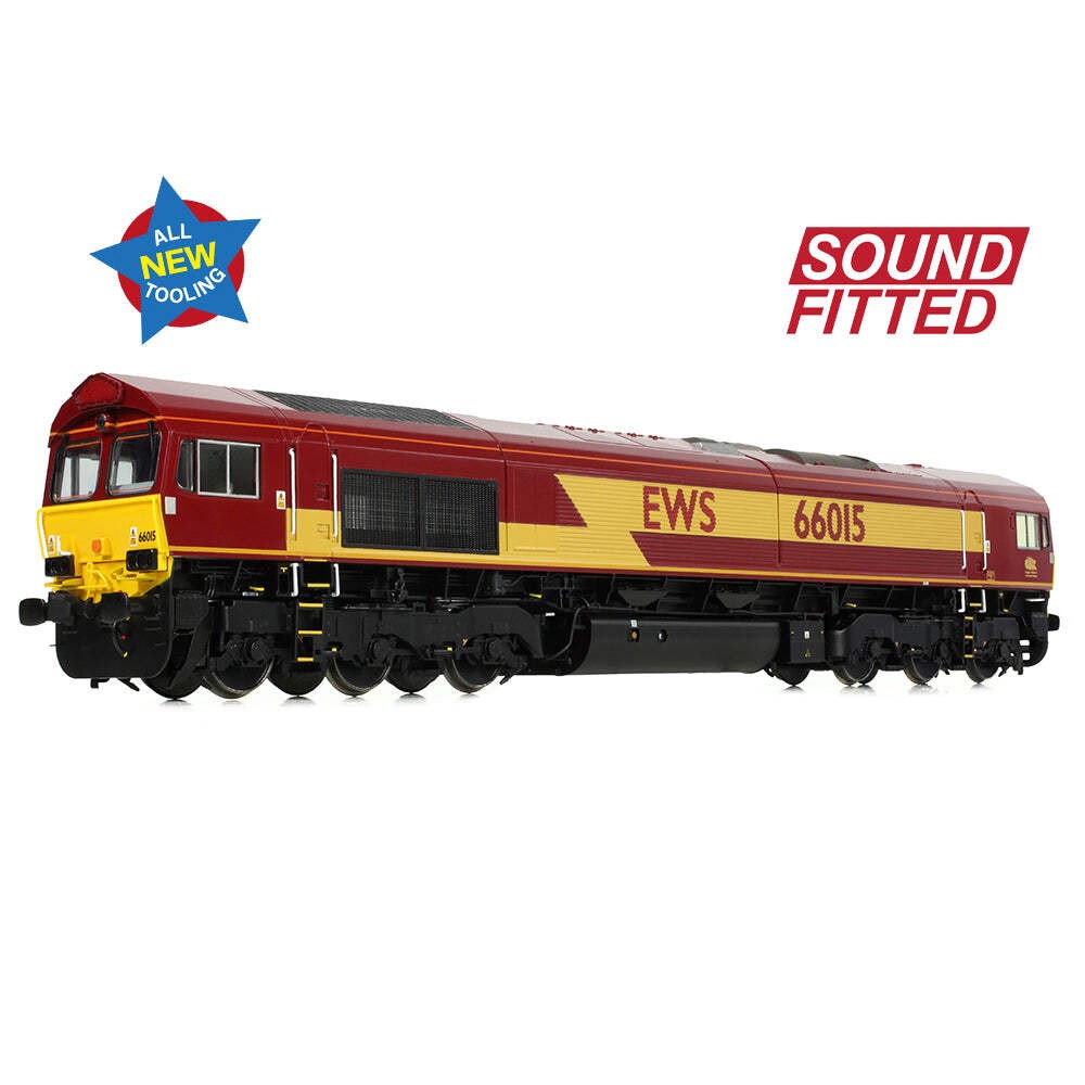 Bachmann 50-000SF OO Gauge Class 66/0 66015 EWS (Sound Fitted)