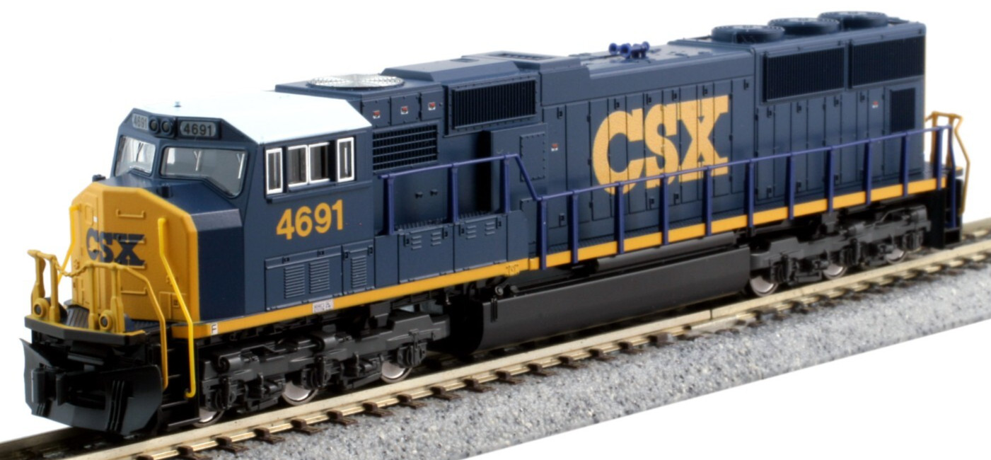 KATO 1767617 N SCALE EMD SD70M Flat Radiator CSX #4688 DC, DCC READY 176-7617