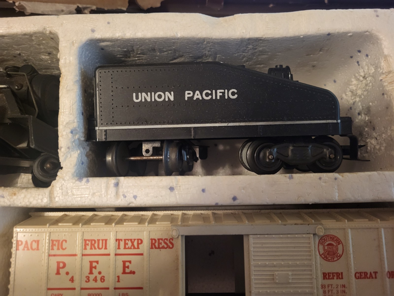 Marx Train Set Union Pacific 52875/666 Steam Locomotive + Cars+Track+Transformer
