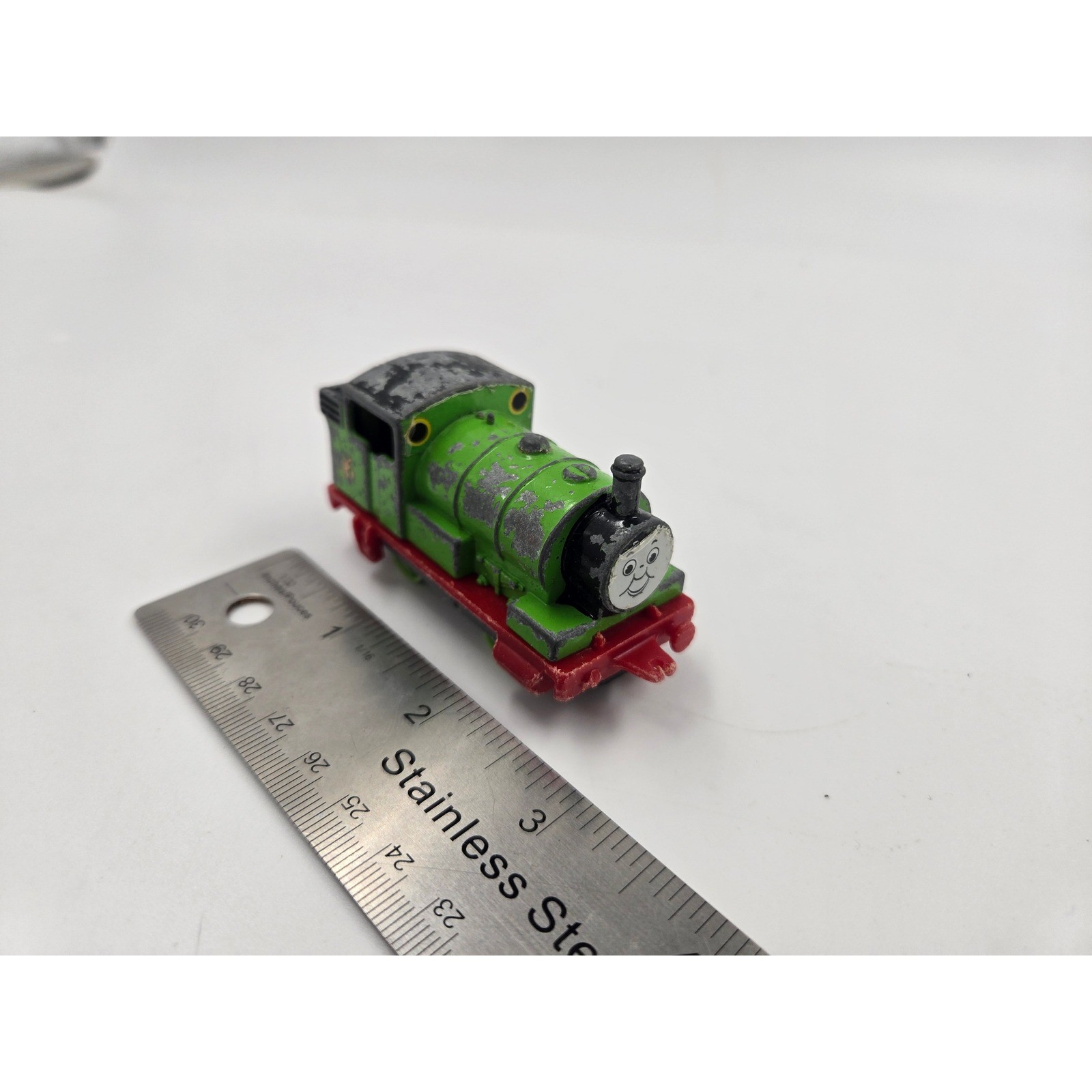 Thomas & Friends Percy Train ERTL 1992 Diecast Vintage PAPER FACE RARE