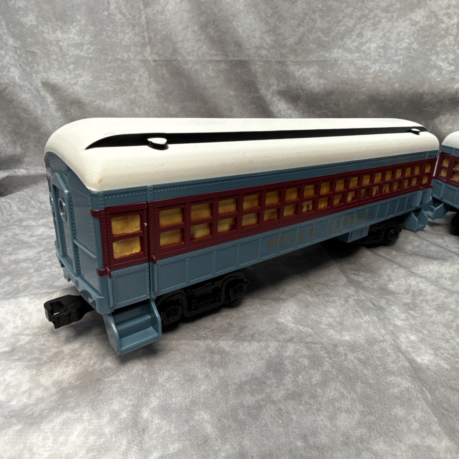 Lionel Polar Express Train Engine 1225 Tender Passenger Car & Caboose 4 Pc Set