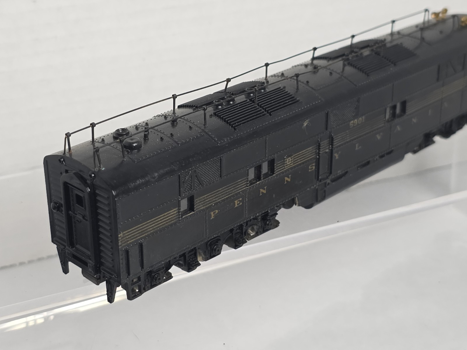 2 Custom Roco HO Scale Pennsylvania PRR 5900 5901 E7 A Diesel Loco Read Desc.