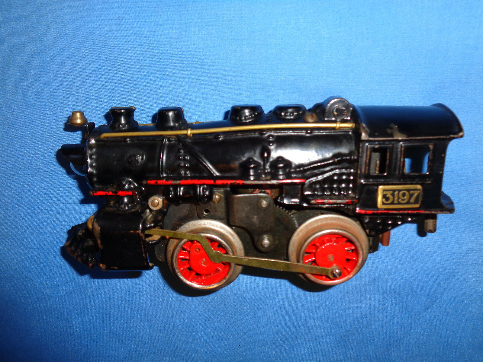 Rare American Flyer Pre-war Cast Iron #3197 Steam Locomotive. Runs.
